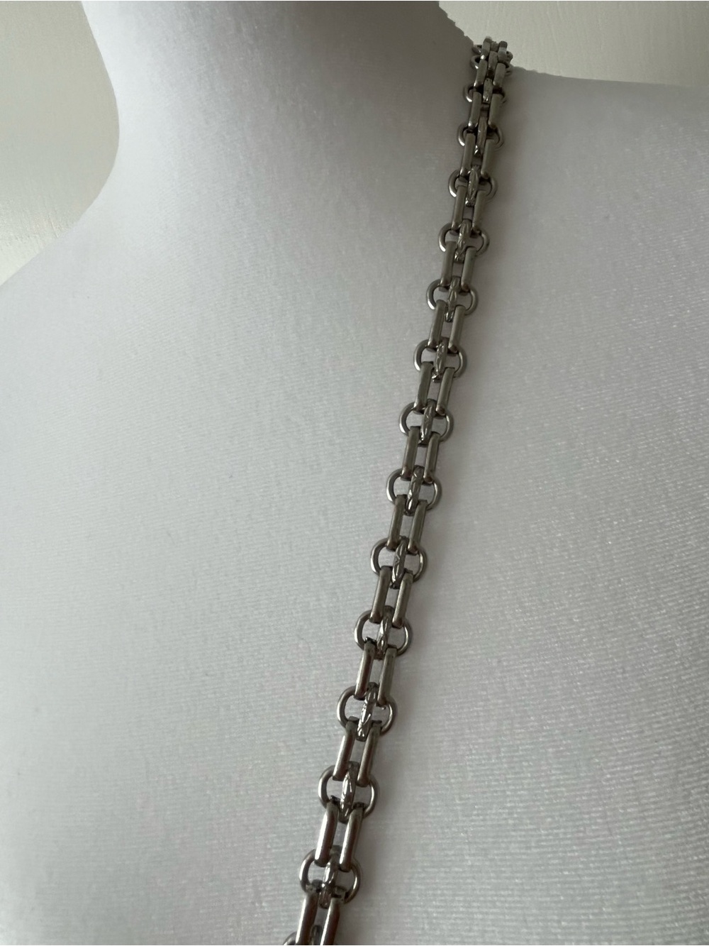 Chunky Silver Chain Purse Chain 42” Decor for Handbags - Picture 4 of 6